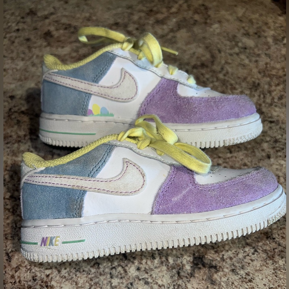 Nike Kids Sneakers - Purple, Blue, Yellow, White